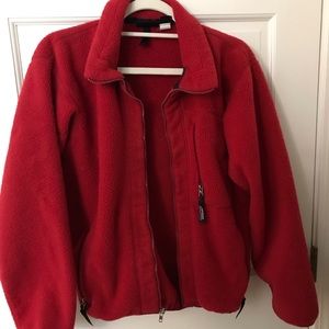 Red Patagonia Fleece Sweater